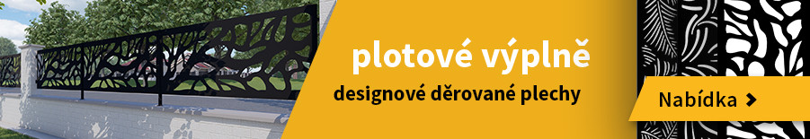 Plotové výplně - designové děrované plechy