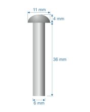 nýt kovářský KKN 6x36