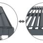 bioklimatická hliníková pergola Austin Premium