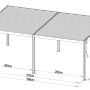 bioklimatická hliníková pergola Austin Premium