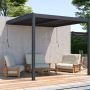 bioklimatická hliníková pergola Trenton Premium, antracit