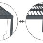 bioklimatická pergola Trenton, antracit