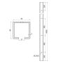 C profil samonosné brány W39/80Zn