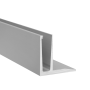hliníkový profil - spodní lišta skla, vrchní kotvení