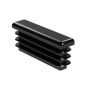 krytka plastová obdélníková, vnější rozměr 10 x 40 mm