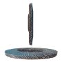 lamelový brusný kotouč na ocel a nerez, průměr 150 mm
