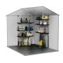 nastavitelný regál Keter Shelving Kit 100, 3 police