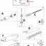 PRWNG01 odblokovací mechanismus pro pohony Nice WINGO