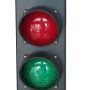 semafor 2-komorový červená/zelená