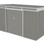 zahradní domek GRAH 700, metalický šedý 